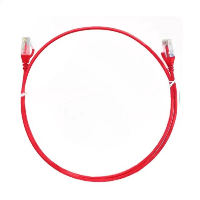 O-8ware 20m Red CAT6 Ultra Thin Slim Cable Premium RJ45 Ethernet UTP Patch Cord