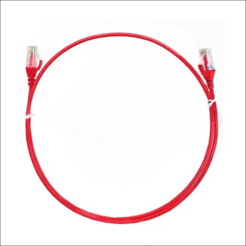 O-8ware 20m Red CAT6 Ultra Thin Slim Cable Premium RJ45 Ethernet UTP Patch Cord