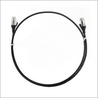 O-8ware 5m/500cm Black CAT6 Ultra Thin Slim Cable RJ45 Ethernet UTP Patch Cord