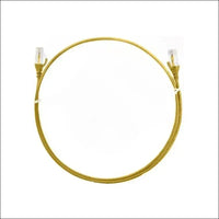 O-8ware 5m/500cm Yellow CAT6 Ultra Thin Slim Cable RJ45 Ethernet UTP Patch Cord