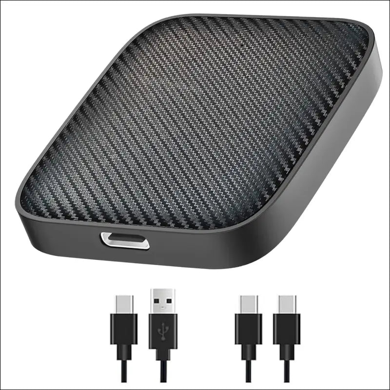 oolong 2025 Upgrade Wireless CarPlay Adapter for iPhone & Android Auto - 5.8GHz Low Latency, Plug & Play Car Projection Box, OEM Wired to Wireless Converter, Universal...