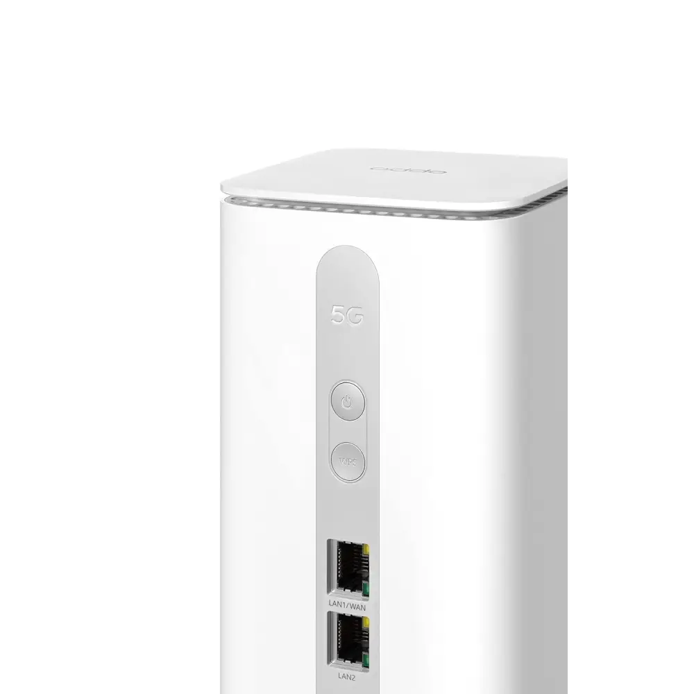 OPPO 5G CPE T1a Router with SIM Slot LTE Cat20 WiFi Hotspot Wi-Fi 6 AX1800, Up to 4.07Gbps, 4X4 MIMO, Connect up to 32 Devices, Unlocked