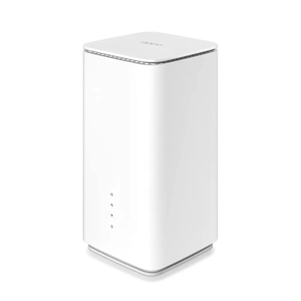 OPPO 5G CPE T1a Router with SIM Slot LTE Cat20 WiFi Hotspot Wi-Fi 6 AX1800, Up to 4.07Gbps, 4X4 MIMO, Connect up to 32 Devices, Unlocked