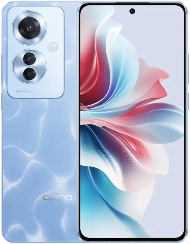 OPPO Reno11 F Dual-SIM 256GB ROM + 8GB RAM (Only GSM | No CDMA) Factory Unlocked 5G Smartphone (Ocean Blue) - International Version