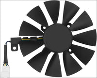 OTOTEC Graphics Cards Cooling Fan PLD09210S12HH Video Card Cooling Fan Compatible with ASUS Strix R9 390X 390 RX480 GTX 980Ti 1060 1070 1080 Graphic Card 12V/0.4A