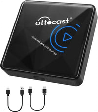 OTTOCAST CarPlay Wireless Adapter for iPhone U2-AIR Pro Wireless CarPlay Adapter Convert Wired to Wireless,Apple CarPlay Wireless Adapter 8S Connection Plug & Play No Lag for...