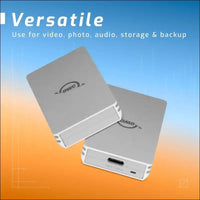 OWC Envoy Single Ultra Portable Aluminum Bus Powered 10G/s USB-C Thunderbolt Compatible External NVMe SSD Drive