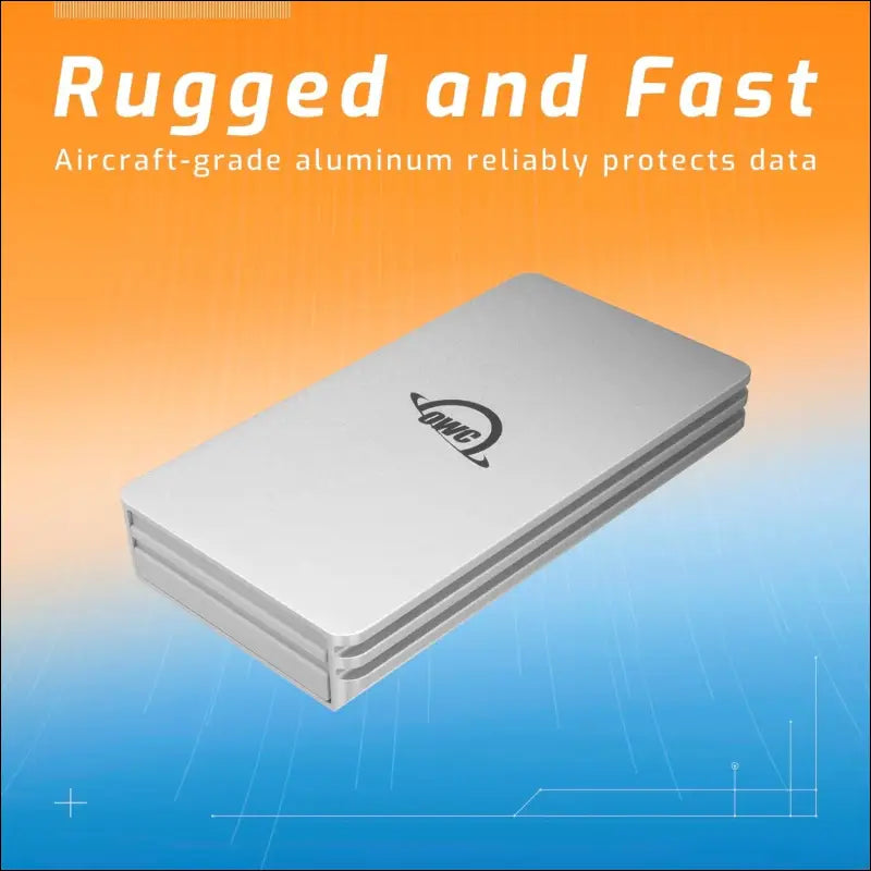 OWC Envoy Single Ultra Portable Aluminum Bus Powered 10G/s USB-C Thunderbolt Compatible External NVMe SSD Drive