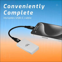 OWC Envoy Single Ultra Portable Aluminum Bus Powered 10G/s USB-C Thunderbolt Compatible External NVMe SSD Drive