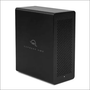 OWC Express 4M2 (0 TB) Four-Slot M.2 NVMe SSD Enclosure with SoftRAID XT, Up to 2800MB/s, Four M.2 NVMe SSD bays, Add up to 32TB of storage