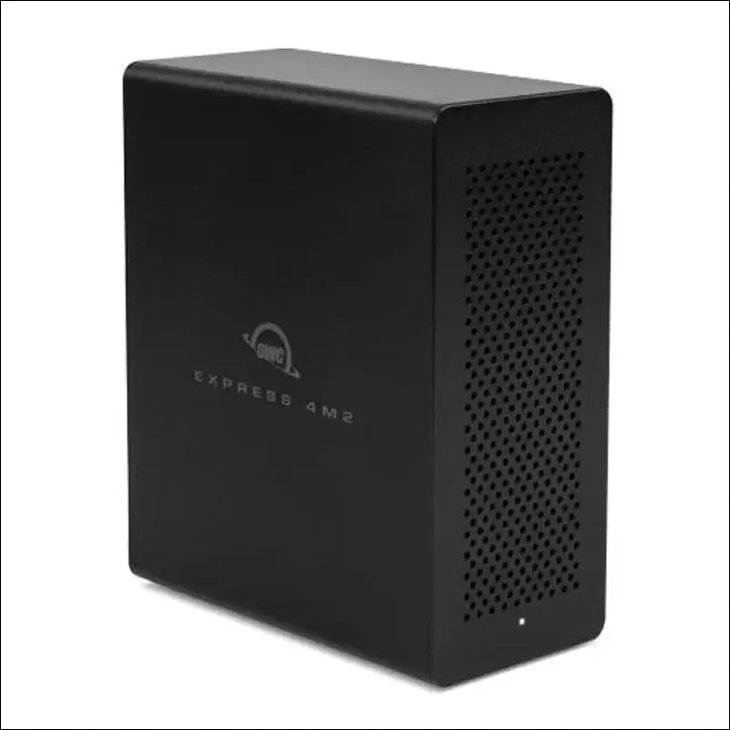 OWC Express 4M2 (0 TB) Four-Slot M.2 NVMe SSD Enclosure with SoftRAID XT, Up to 2800MB/s, Four M.2 NVMe SSD bays, Add up to 32TB of storage