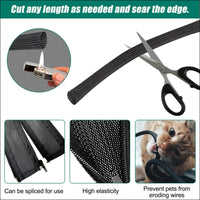 Pack of 4 Cable Duct Desk Flexible Management, 1.5 m Cable Management Black with Zip, Diameter 2-2.5 cm, Cable Tube, Cable Organiser Management for PC Cable Protection