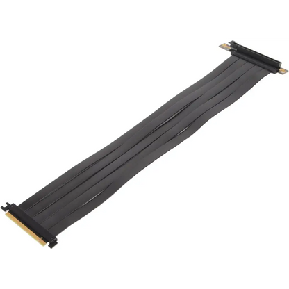 PCIE 4.0 16X Extreme High Speed Riser Cable, High Speed PCIE Riser Cable 180 Degrees, GPU Extension Card for RX6900XT RX6800XT Rtx3090Ti (45Cm)