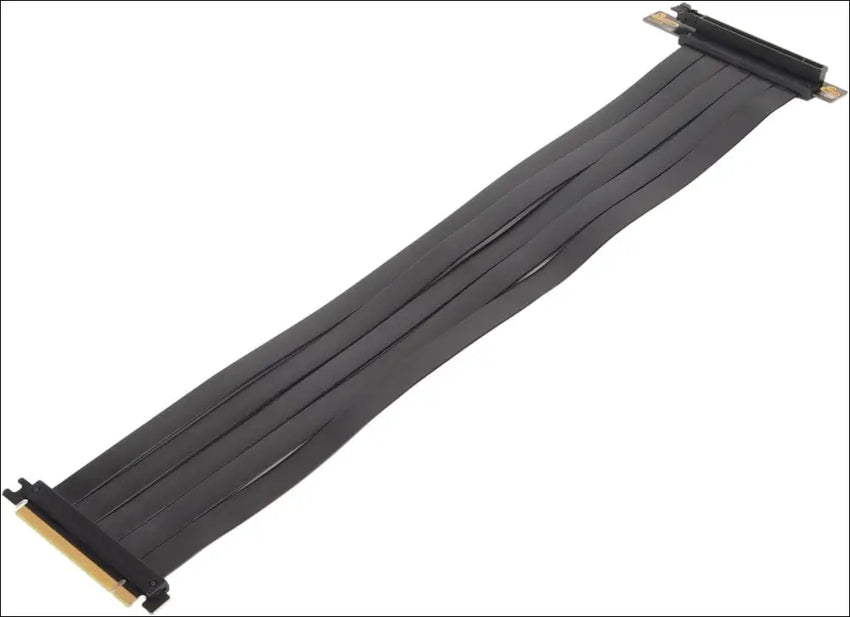 PCIE 4.0 16X Extreme High Speed Riser Cable, High Speed PCIE Riser Cable 180 Degrees, GPU Extension Card for RX6900XT RX6800XT Rtx3090Ti (45Cm)