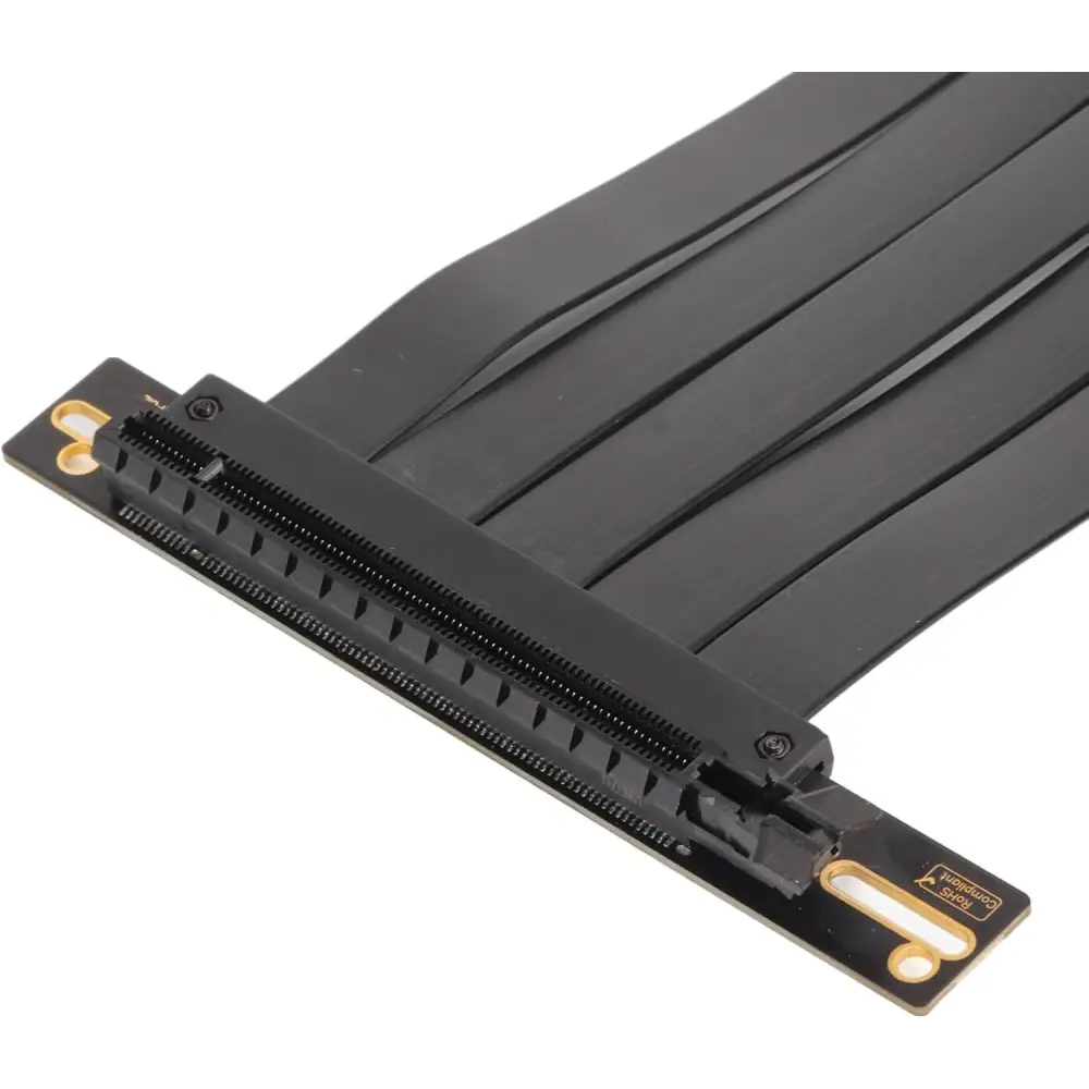PCIE 4.0 16X Extreme High Speed Riser Cable, High Speed PCIE Riser Cable 180 Degrees, GPU Extension Card for RX6900XT RX6800XT Rtx3090Ti (45Cm)