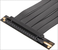 PCIE 4.0 16X Extreme High Speed Riser Cable, High Speed PCIE Riser Cable 180 Degrees, GPU Extension Card for RX6900XT RX6800XT Rtx3090Ti (45Cm)