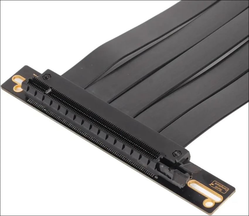 PCIE 4.0 16X Extreme High Speed Riser Cable, High Speed PCIE Riser Cable 180 Degrees, GPU Extension Card for RX6900XT RX6800XT Rtx3090Ti (45Cm)