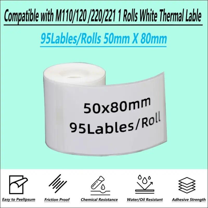 Phomemo M110/120 Labels - 50x50mm, 150 Count