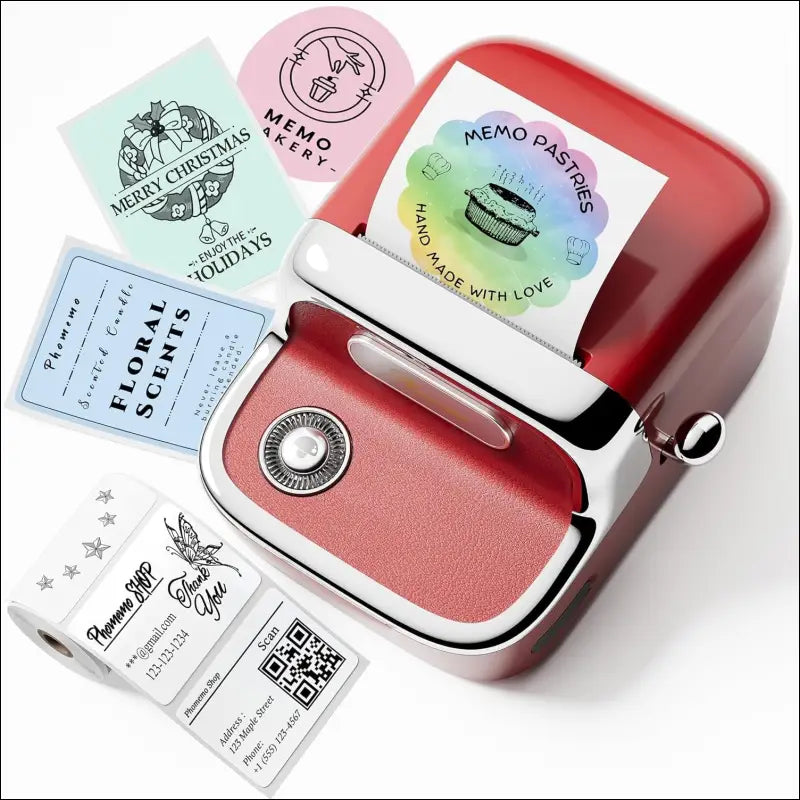 Phomemo M150 Label Maker Machine, 2025 Upgraded Bluetooth Sticker Printer, 2" Thermal Label Priner for Home Use & Small Business, Compatible with iOS & Android Phone, with 1...