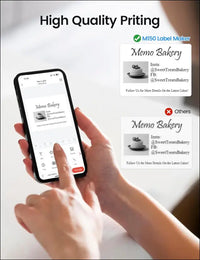 Phomemo M150 Label Maker Machine, 2025 Upgraded Bluetooth Sticker Printer, 2" Thermal Label Priner for Home Use & Small Business, Compatible with iOS & Android Phone, with 1...