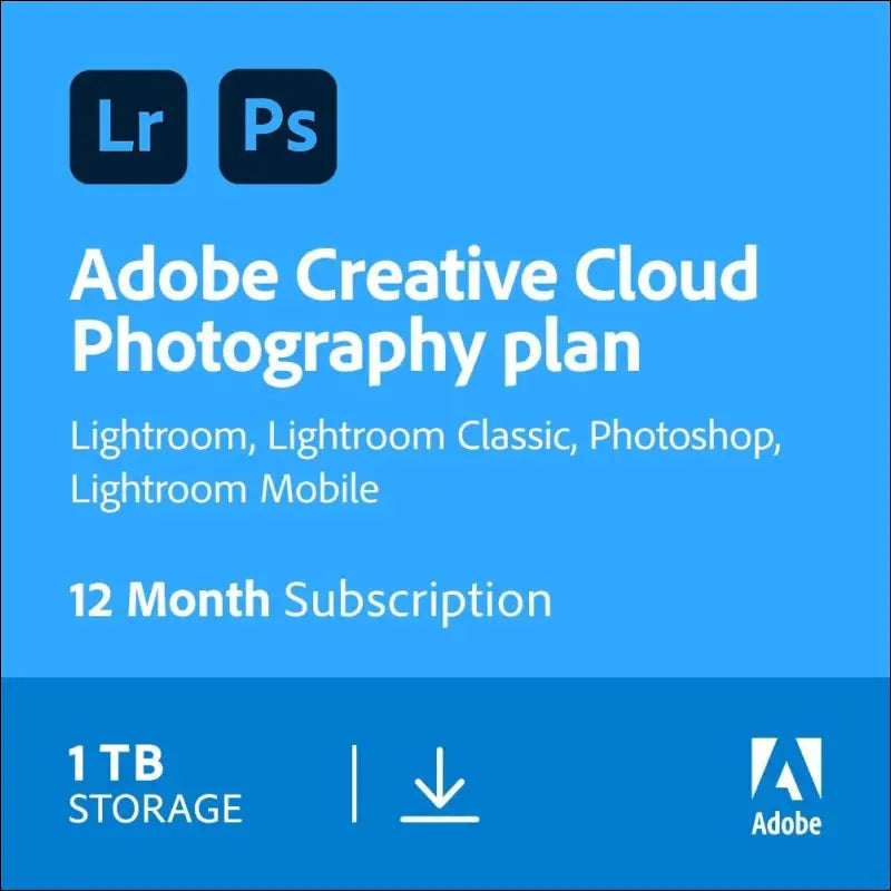 **"Photography Plan with 1TB Storage - 1 Year"**