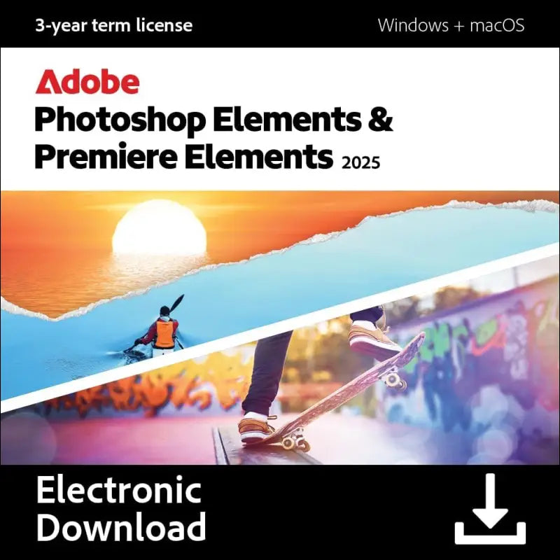 Photoshop & Premiere Elements 2025 - 3-Year Licence