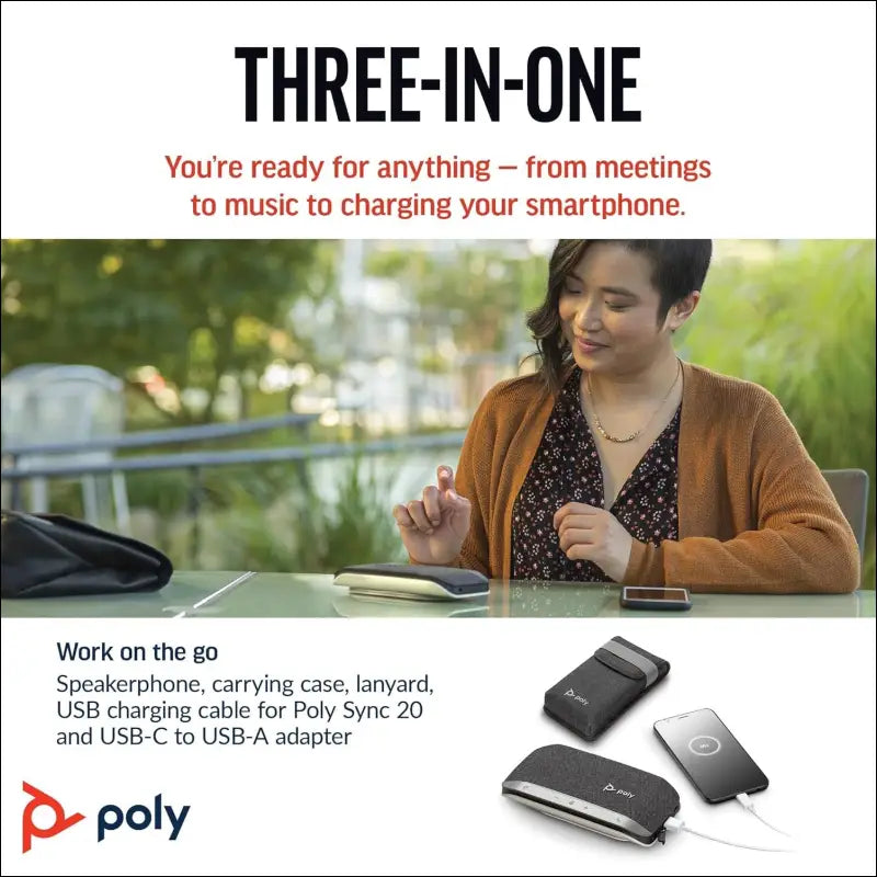 Plantronics Poly Sync 20 USB-C Speakerphone