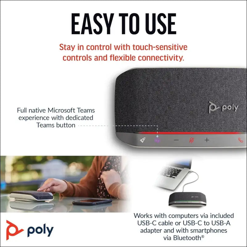 Plantronics Poly Sync 20 USB-C Speakerphone