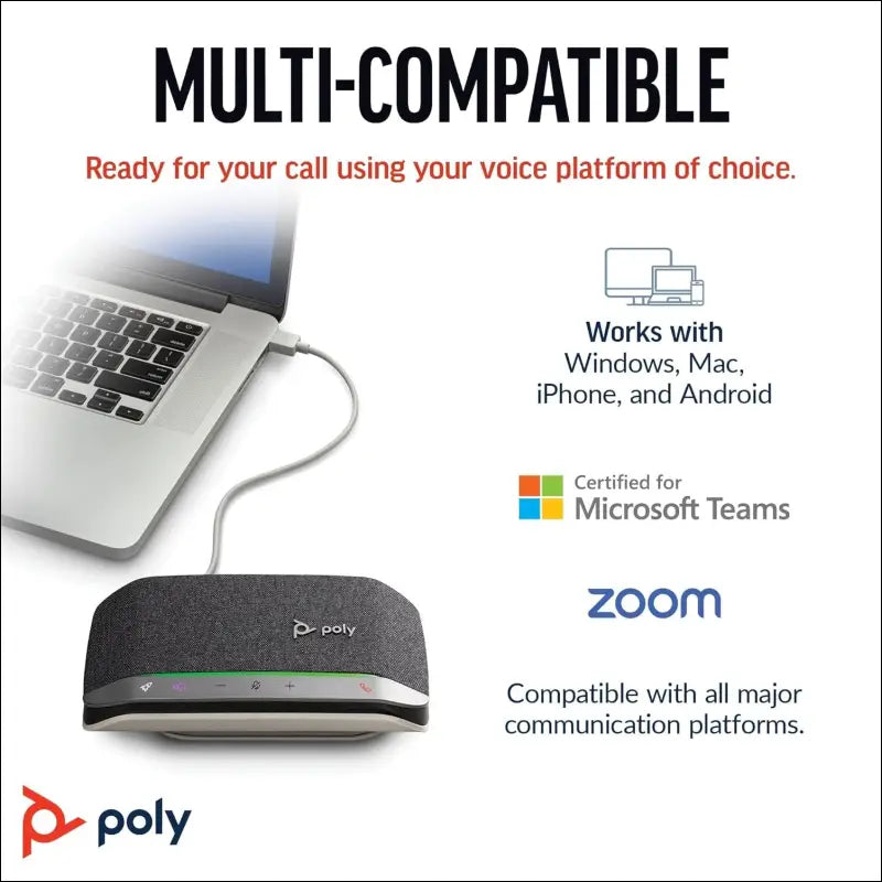 Plantronics Poly Sync 20 USB-C Speakerphone