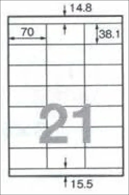 Plus ML-505RT Printer Label