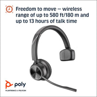 Poly Savi 7310 Ultra Secure Mono Headset