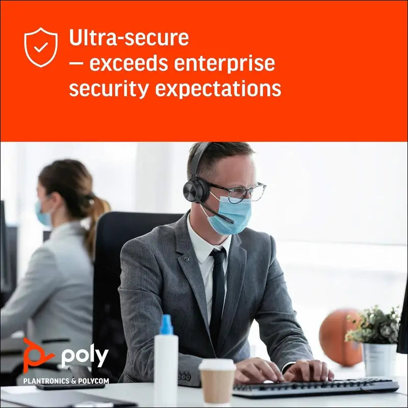 Poly Savi 7310 Ultra Secure Mono Headset