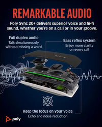 Poly Sync 20+ Portable Bluetooth Speakerphone