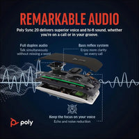 * "Poly Sync 20 USB-C Portable Speakerphone