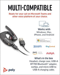 Poly Voyager 5200 UC Single-ear Bluetooth Headset