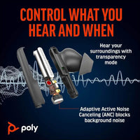 Poly Voyager Free 60+ UC Noise-Cancelling Headset