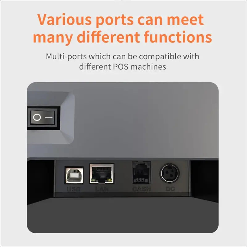 Portable 80mm POS Receipt Printer