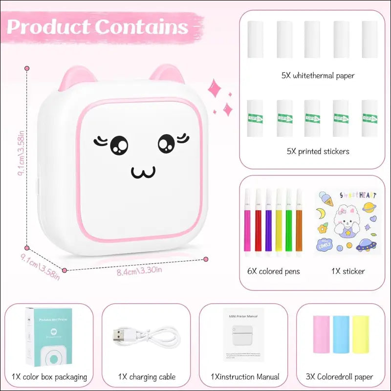 Portable Bluetooth Photo Printer