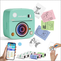 Portable Bluetooth Thermal Printer with Stickers