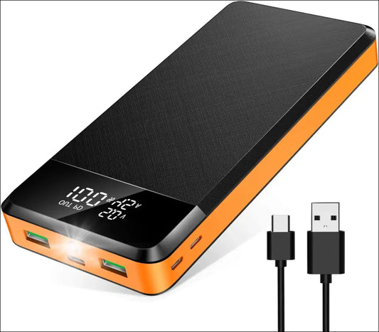 Portable Charger Power Bank 26800mAh, USB C 22.5W PD3.0 QC4.0 Fast Phone Charging, 4.5A High Speed, 3 Outputs&3 Inputs, Flashlight,Smart LED Display Battery Pack for iPhone...