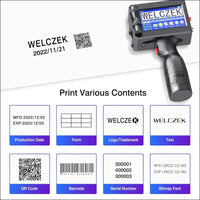 Portable Inkjet Printer, 4.3" Touch Screen