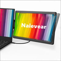 Portable Monitor,13.3" 1920×1080P FHD IPS Laptop Screen Monitor With HDMI/Type-C/USB-C,Second Screen For Laptop/Pc/Mac/PS3/4/5/Xbox/Phone