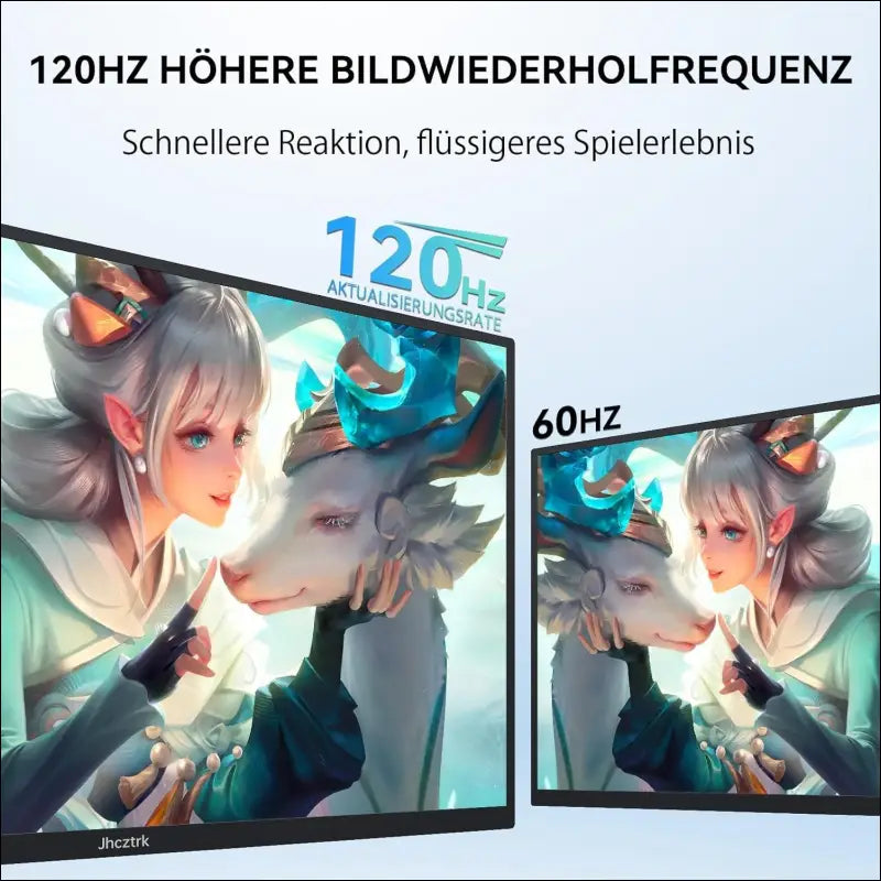 Portable Monitor 18.5 Inch 120Hz FHD 1080P HDMI USB-C 100% sRGB, HDR Gaming Monitor Built-in Speakers Kickstand and VESA Travel Second for Laptop Mac PC Xbox PS4/5 Switch