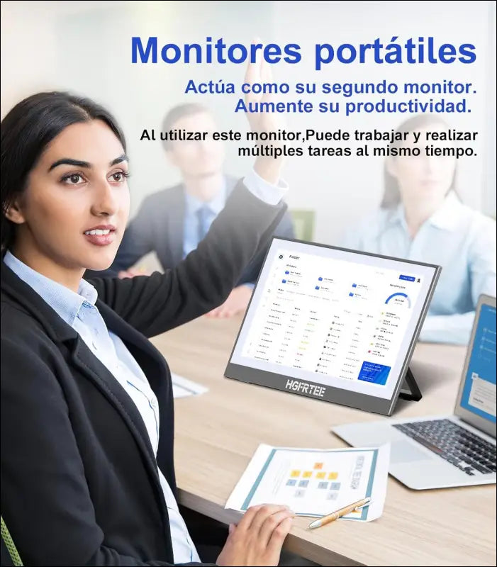 Portable Monitor Touchscreen 15.6 Inch FHD 1080P IPS Display, USB-C HDMI External Monitor for Laptop/PC/Mac/Phone/Xbox, with Kickstand