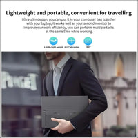 Portable Monitor Touchscreen 15.6 Inch FHD 1080P IPS Display, USB-C HDMI External Monitor for Laptop/PC/Mac/Phone/Xbox, with Kickstand