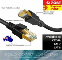 Premium Ethernet Cable CAT 8 7 6A Ultra High Speed LAN Patch Cord 1m-3m