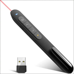 Presentation Clicker, Portable Wireless Presenter Remote, USB Clicker, PPT Controller, Computer Volume Controller, for Mac, Computer, Laptop