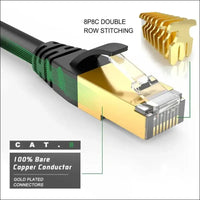 Professional LAN Cord Shielded Cat 8 Ethernet Cable 1m 2m 3m 5m 10m 7m 15m Lot
