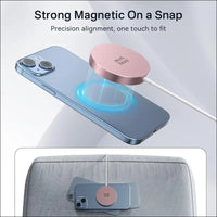 Qi2 Magnetic Wireless Charger, Minthouz 15W Fast Charging iPhone Wireless Charger, Mag Safe Wireless Charging Pad for iPhone 16/15/14/13/12 Series, Airpods and Qi-Enabled...