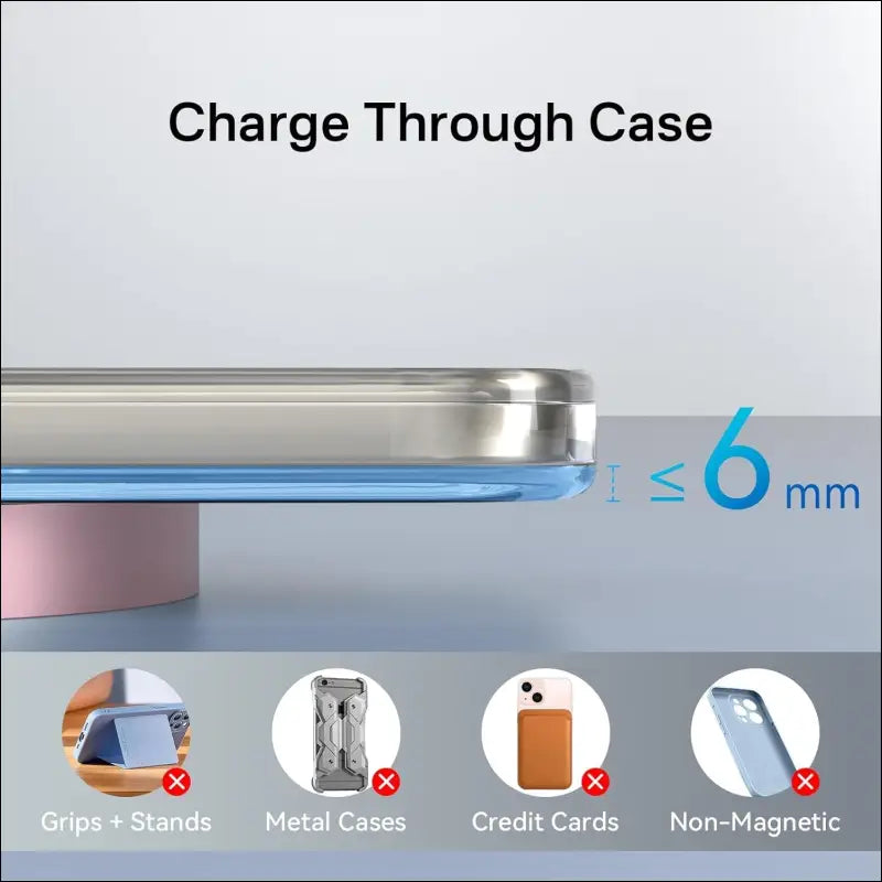 Qi2 Magnetic Wireless Charger, Minthouz 15W Fast Charging iPhone Wireless Charger, Mag Safe Wireless Charging Pad for iPhone 16/15/14/13/12 Series, Airpods and Qi-Enabled...